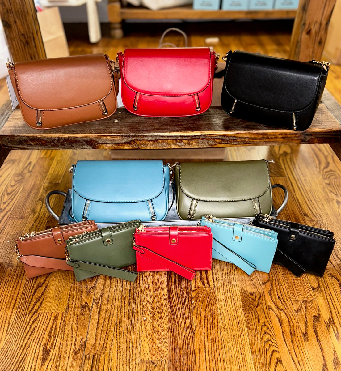 Jen & Co Lindsay Flapover Crossbody – Stitched & Stamped