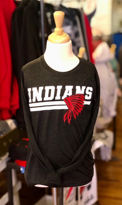 Youth Indians Unleashed Long Sleeve Tee