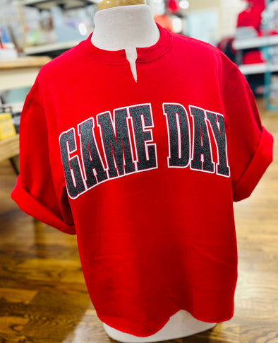 Game Day Arched Split Sweatshirt