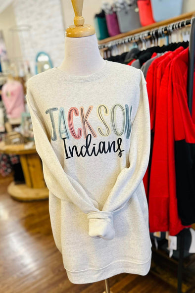 Boho Jackson Indians Sweatshirt
