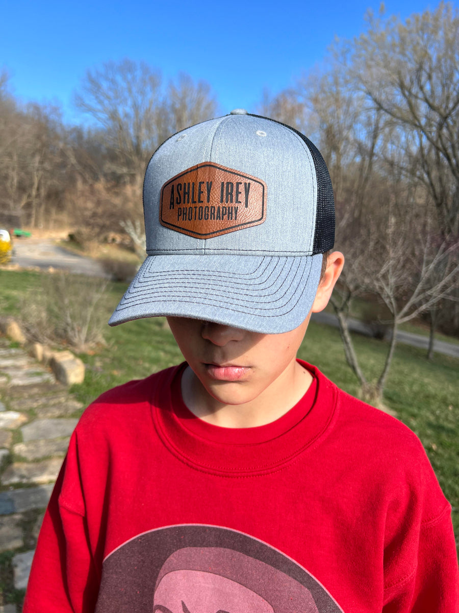 Ashley Irey Photography Leather Patch Cap – Stitched & Stamped