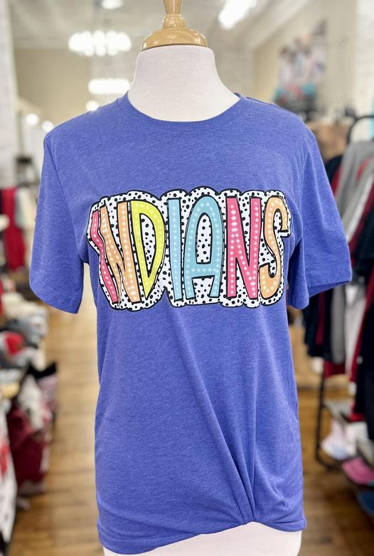 Indians Marquee Light Bella Tee