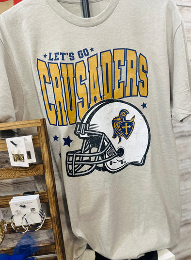 Let's Go Crusaders Football Next Level Tee