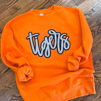 Tigers Sequin Lane Seven Sweatshirt