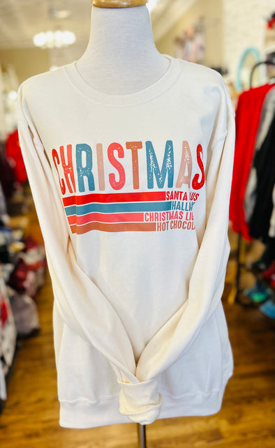 Christmas Lines Premium Blend Sweatshirt