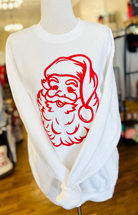 Vintage Puffy Santa