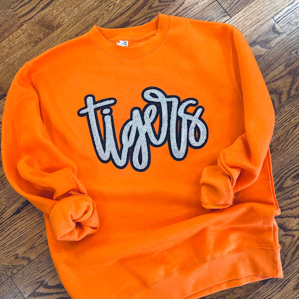 Tigers Sequin Lane Seven Sweatshirt