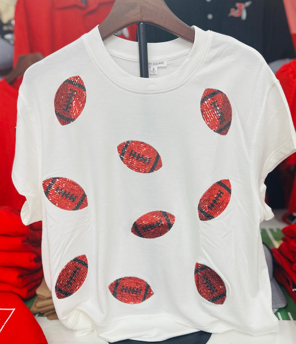 Emily Footballs Top