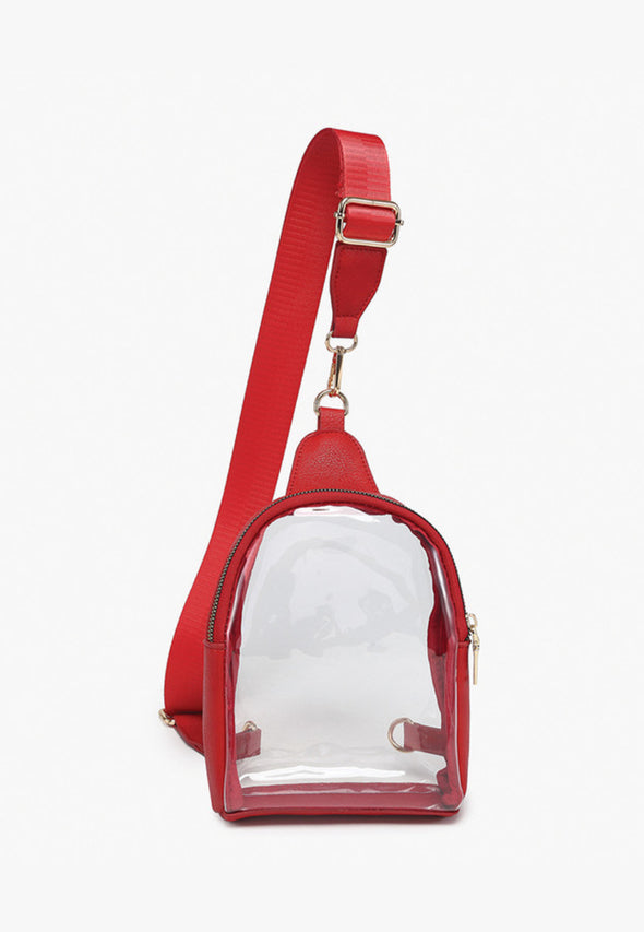 Jen & Co Ellen Clear Sling Bag