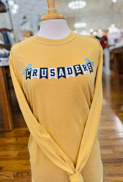 Crusaders Pennant Bunting Long Sleeve Tee