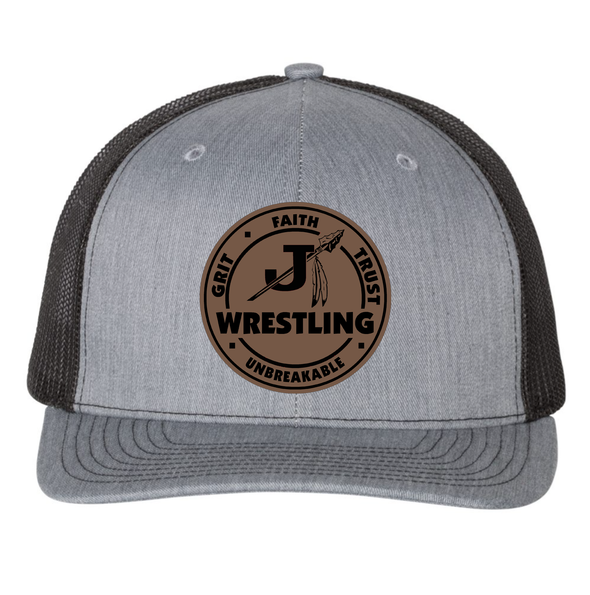 Jackson Wrestling Leather Patch Hat