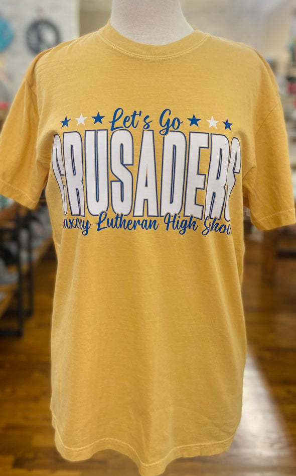 Let's Go Crusaders Comfort Colors Tee