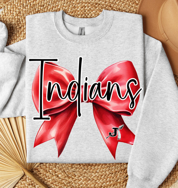 Indians Bow Sweatshirt