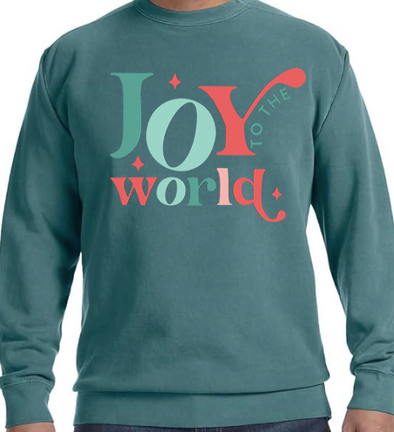 Joy to the World Comfort Colors Sweatshirt