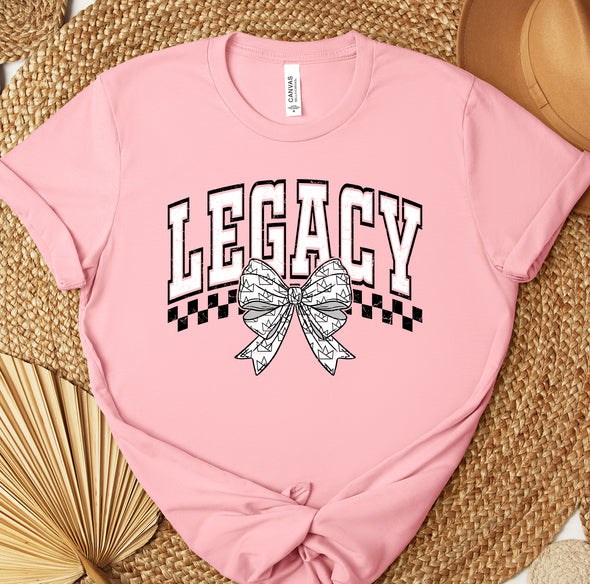 Legacy Gymnastics Checkerboard Bow