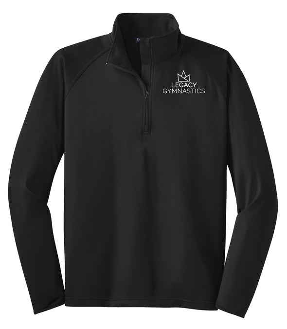 Legacy Gymnastics Embroidered Sport-Tek Stretch 1/4 Zip Pullover