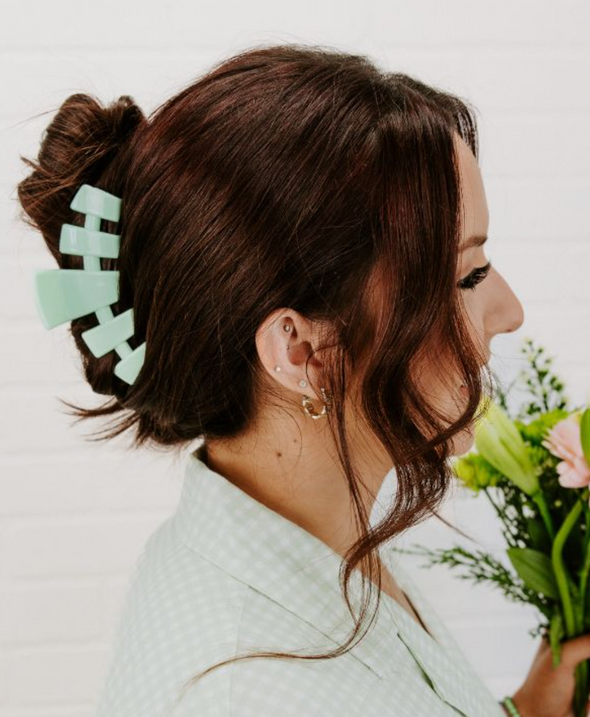 Spring Teleties Hair Clips