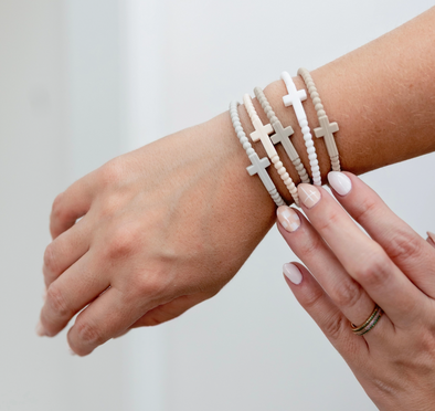 Ryan & Rose Silicone Jesus Bracelets 5-Pack