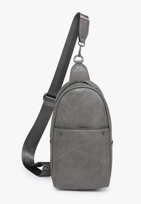 Jen & Co Pamela Double Zip Sling Bag