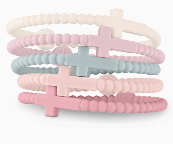Ryan & Rose Silicone Jesus Bracelets 5-Pack