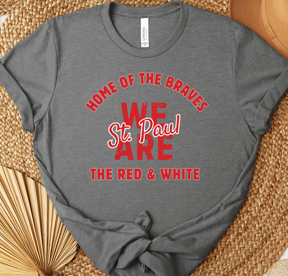 St. Paul Spirit Shirts - The Red & White