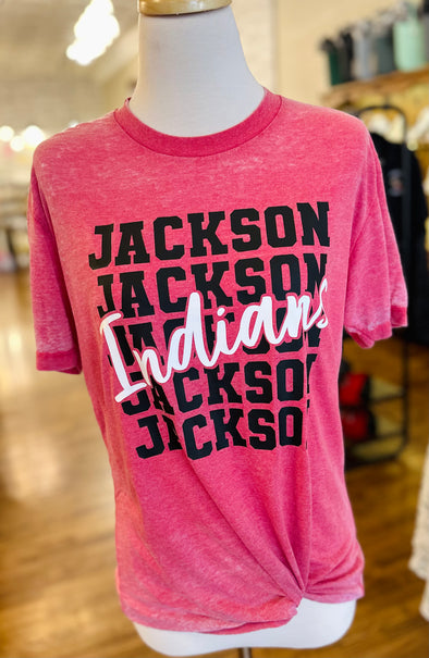 Jackson Stacked Acid Wash Burnout Shirt