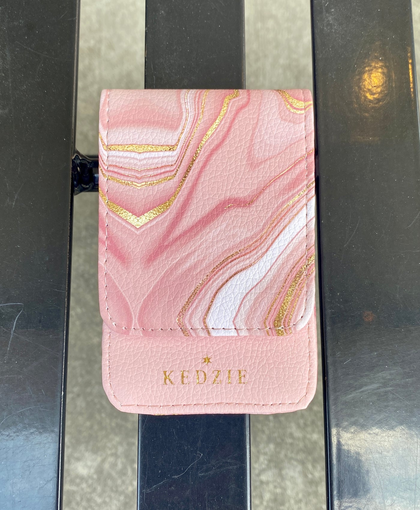 Kedzie ID Holder Keychain – Stitched & Stamped