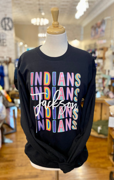 Rainbow Indians on Repeat Sweatshirt