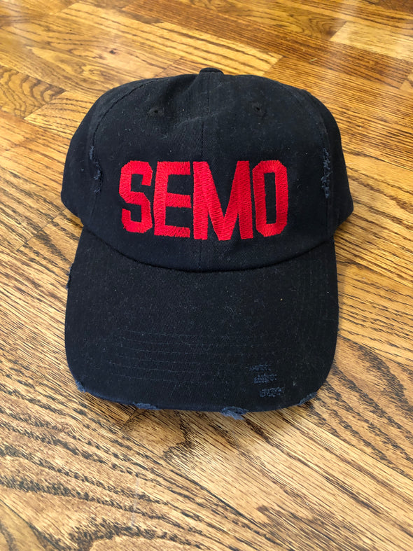 SEMO Distressed Hat