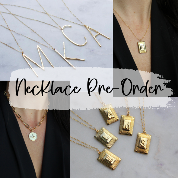 Initial Necklace PRE-ORDER