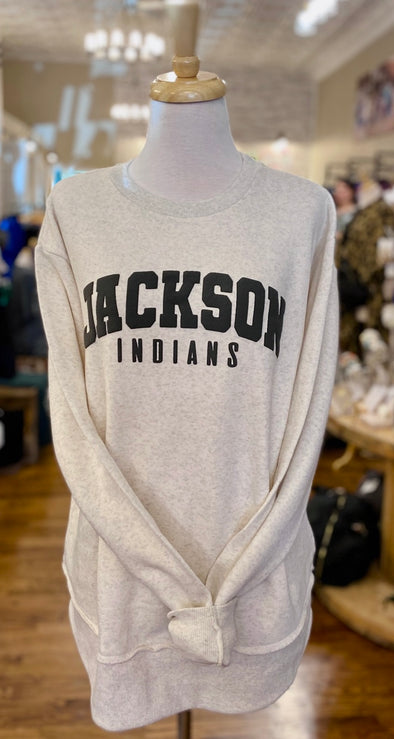 Jackson Indians Puffy Weekend Fleece